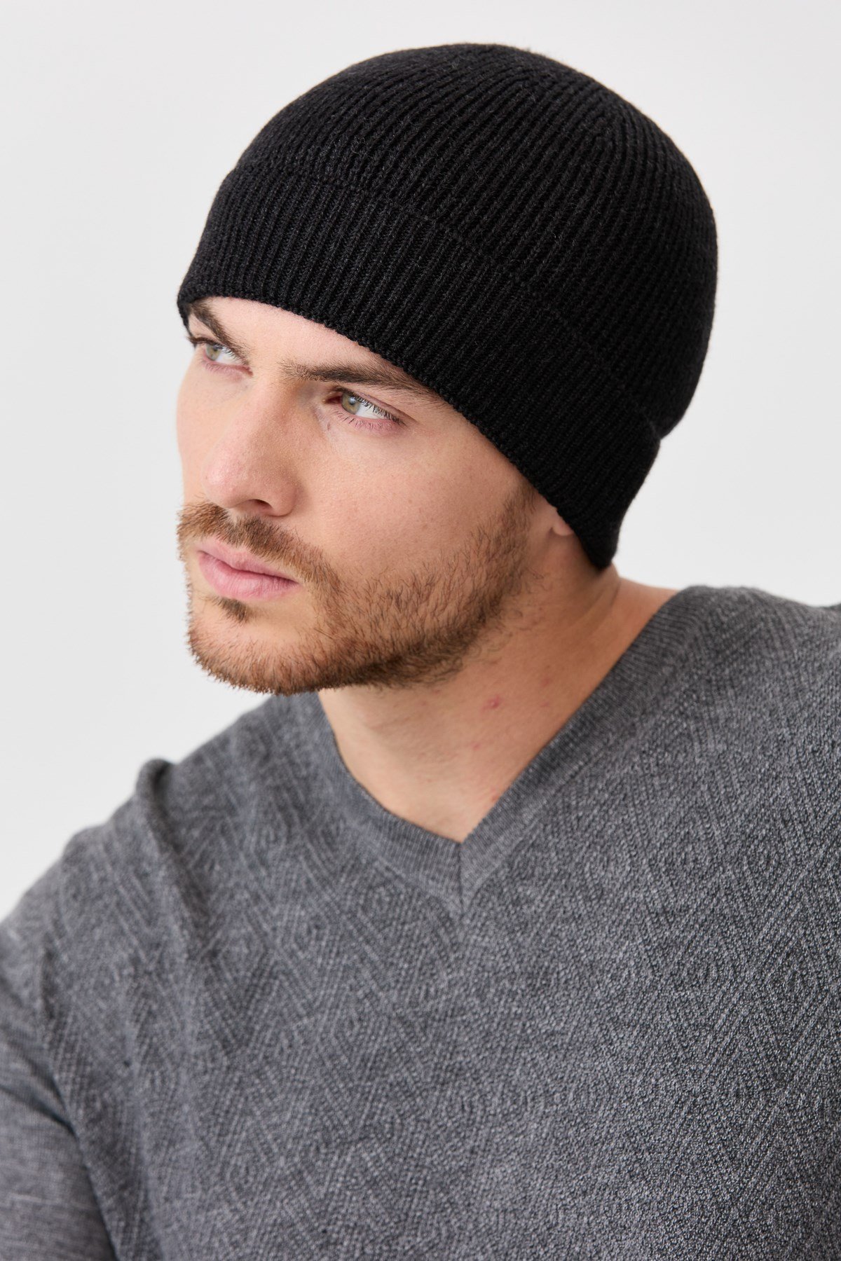 22558Erkek Yün Bere K.Füme