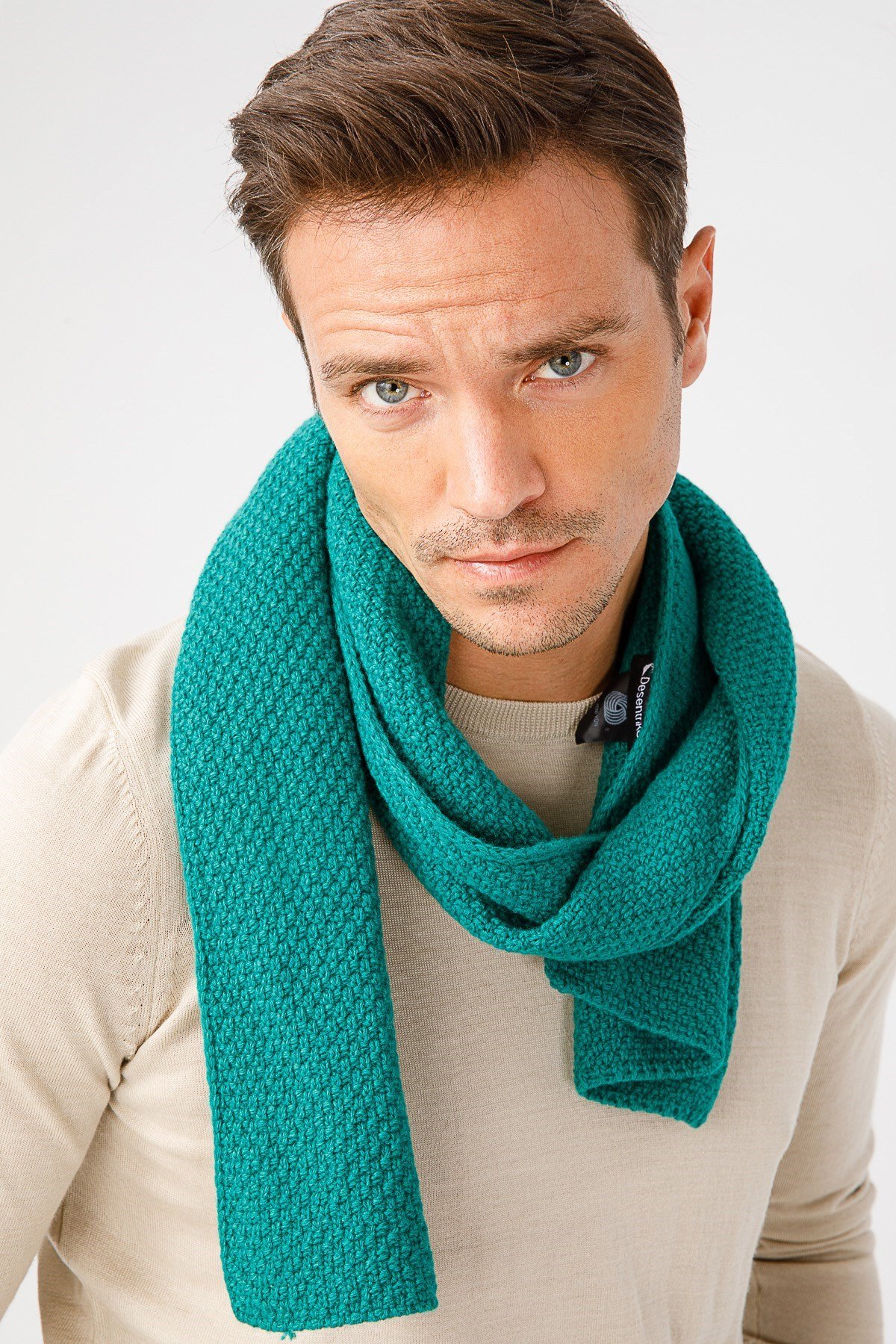 22541Erkek Yün Kaşkol Ö.Başı