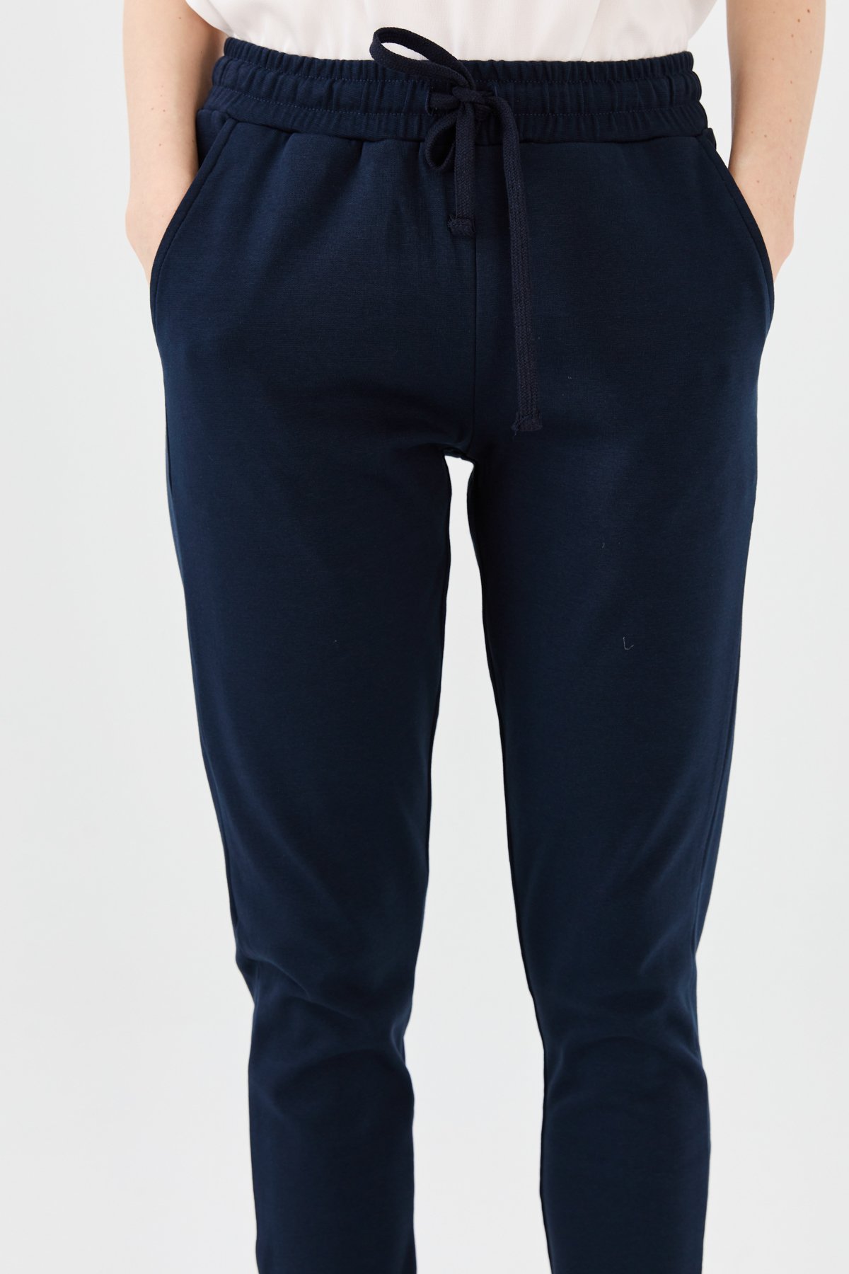 PTR EŞOFMANKadın Beli Lastikli Pantolon Lacivert