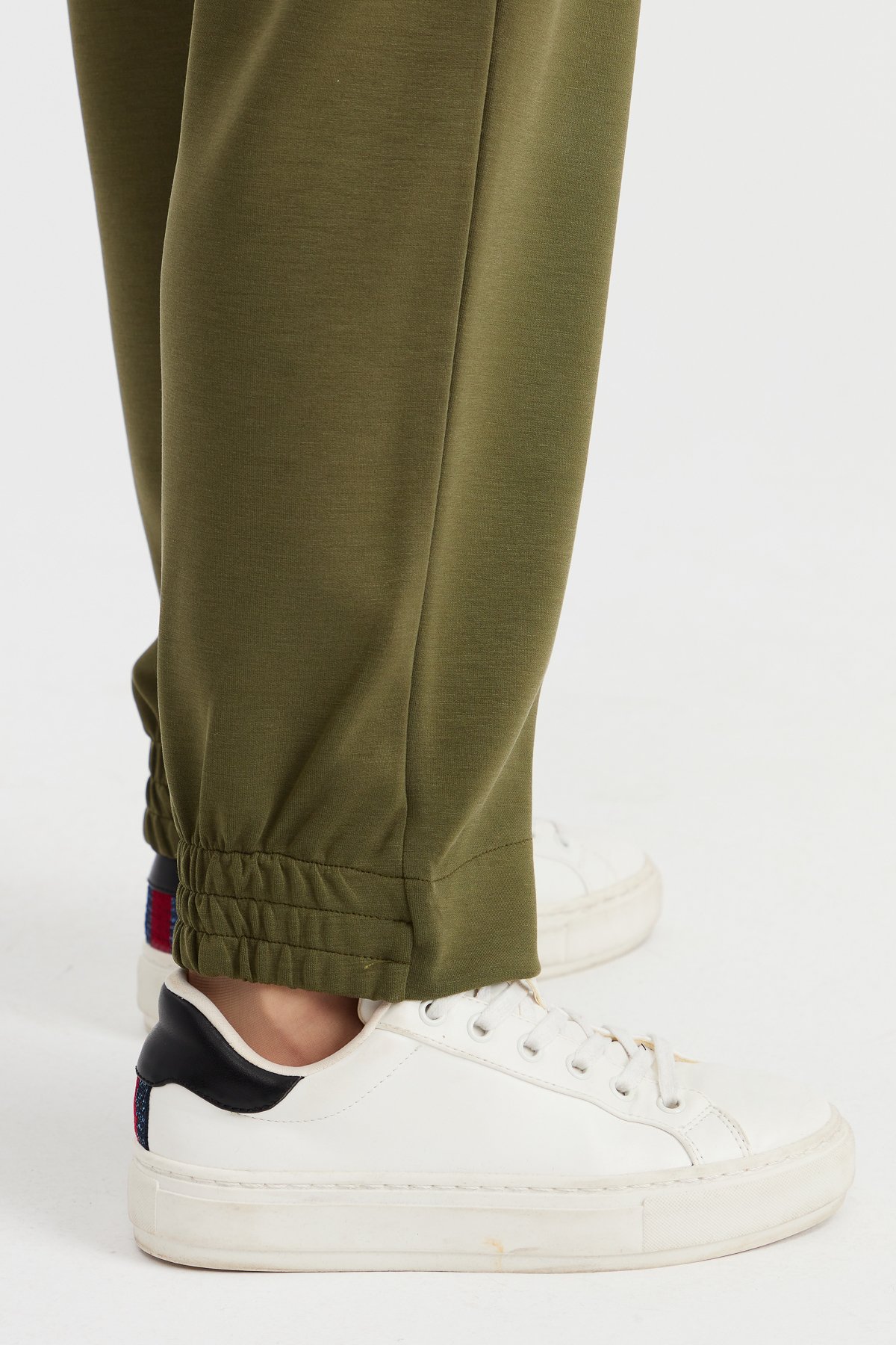 KMK23006Kadın Cepli Eşofman Pantolon Haki