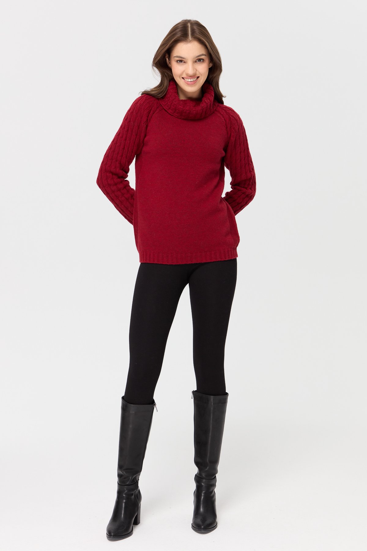 23202Женский шерстяной свитер