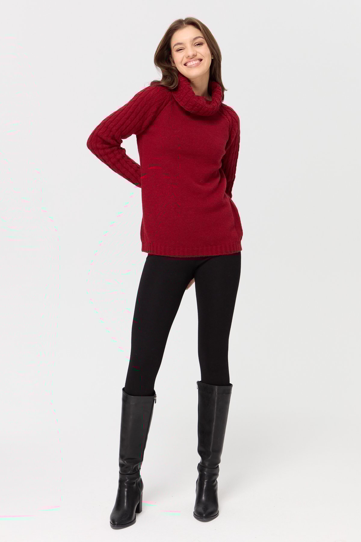 23202Женский шерстяной свитер