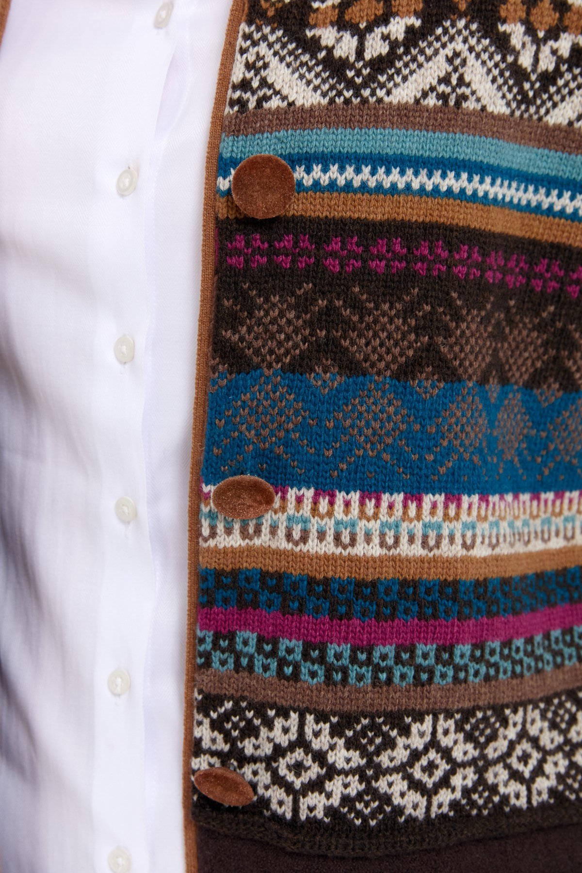 24078Kadın Polo Yaka Eteği Keçeli Araboy Yün Kaban K.Kahve