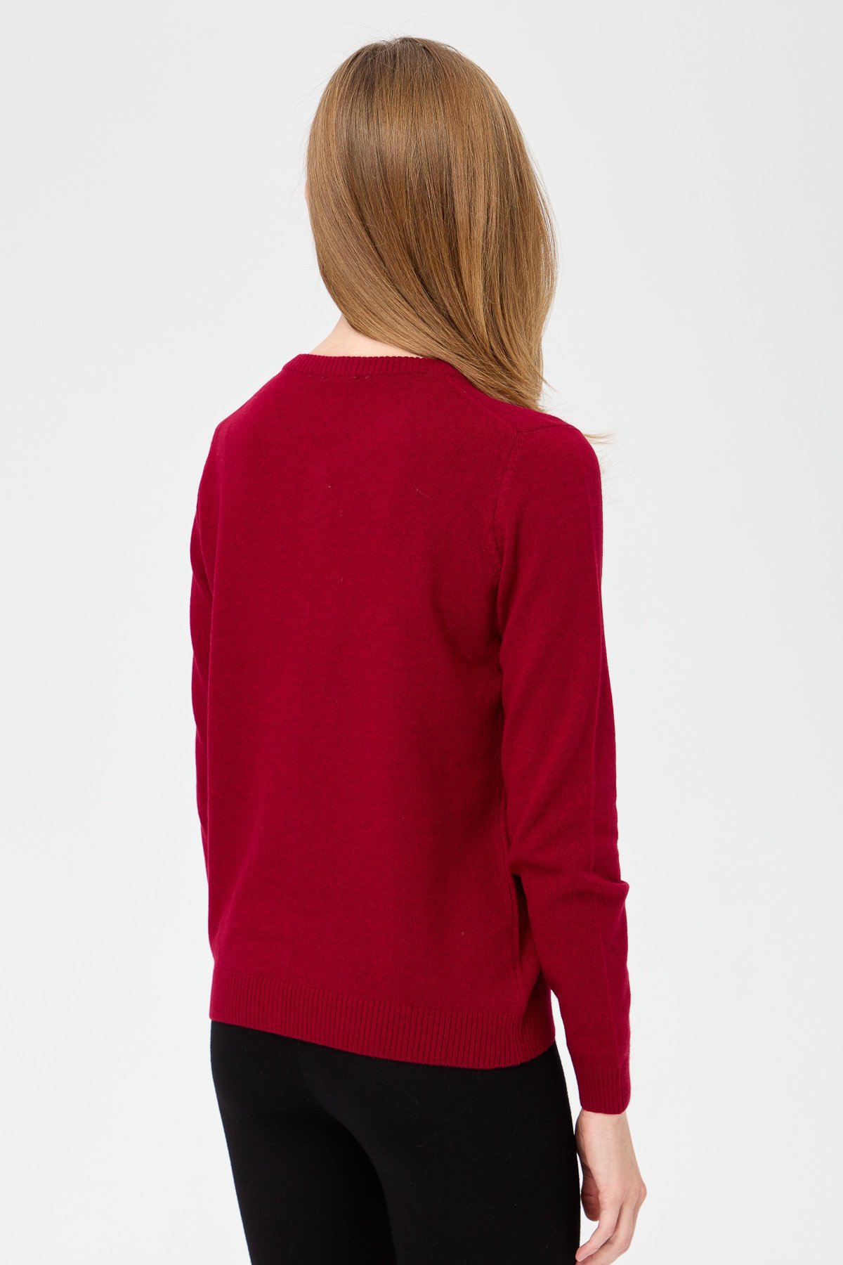 21031Kadın Sıfır Yaka Triko Ceket V.Çürüğü