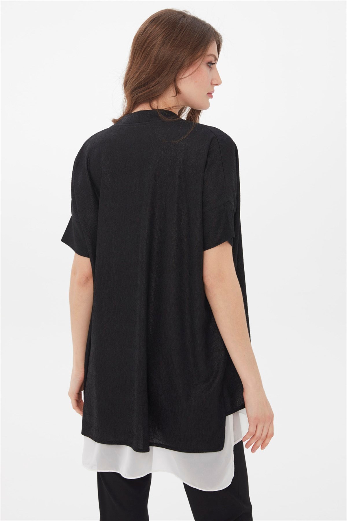 21780Kadın Yazlık Ceket Siyah