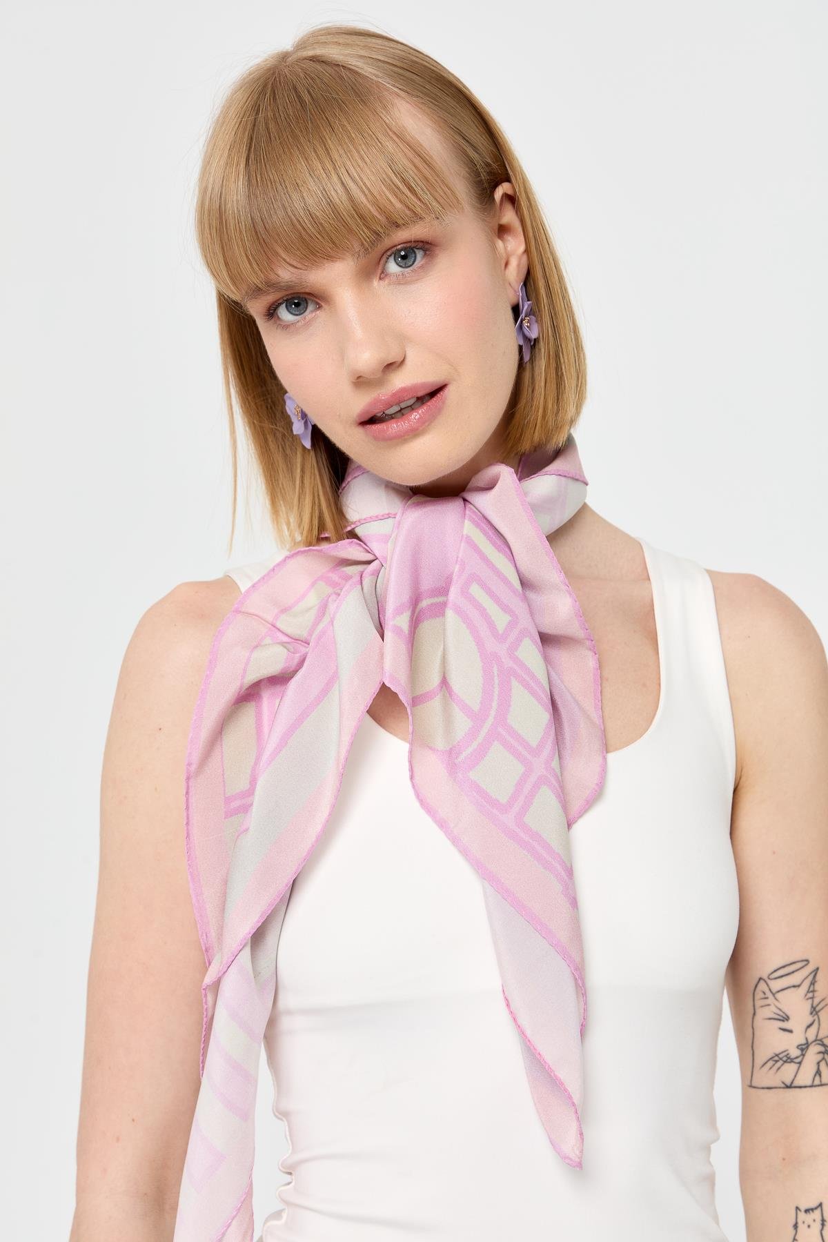 121Özel Tasarım İpek Eşarp 03