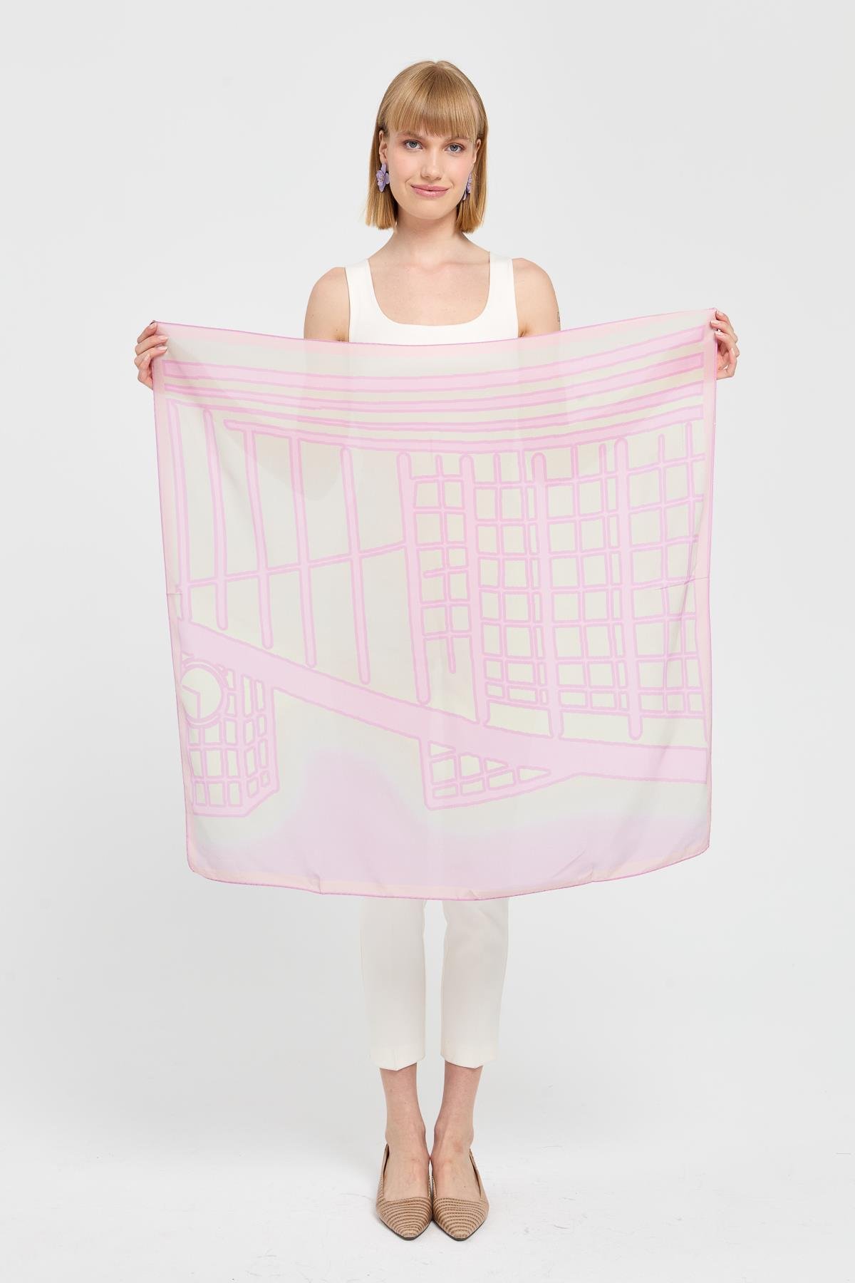 121Özel Tasarım İpek Eşarp 03