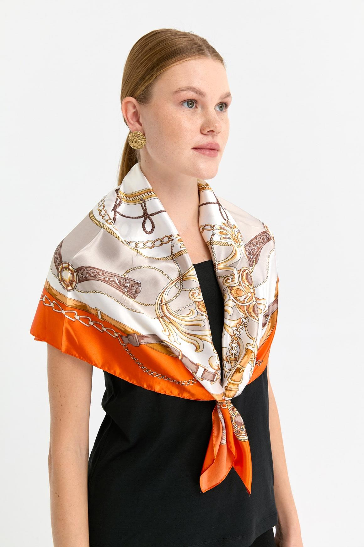 123Özel Tasarım İpek Eşarp 04