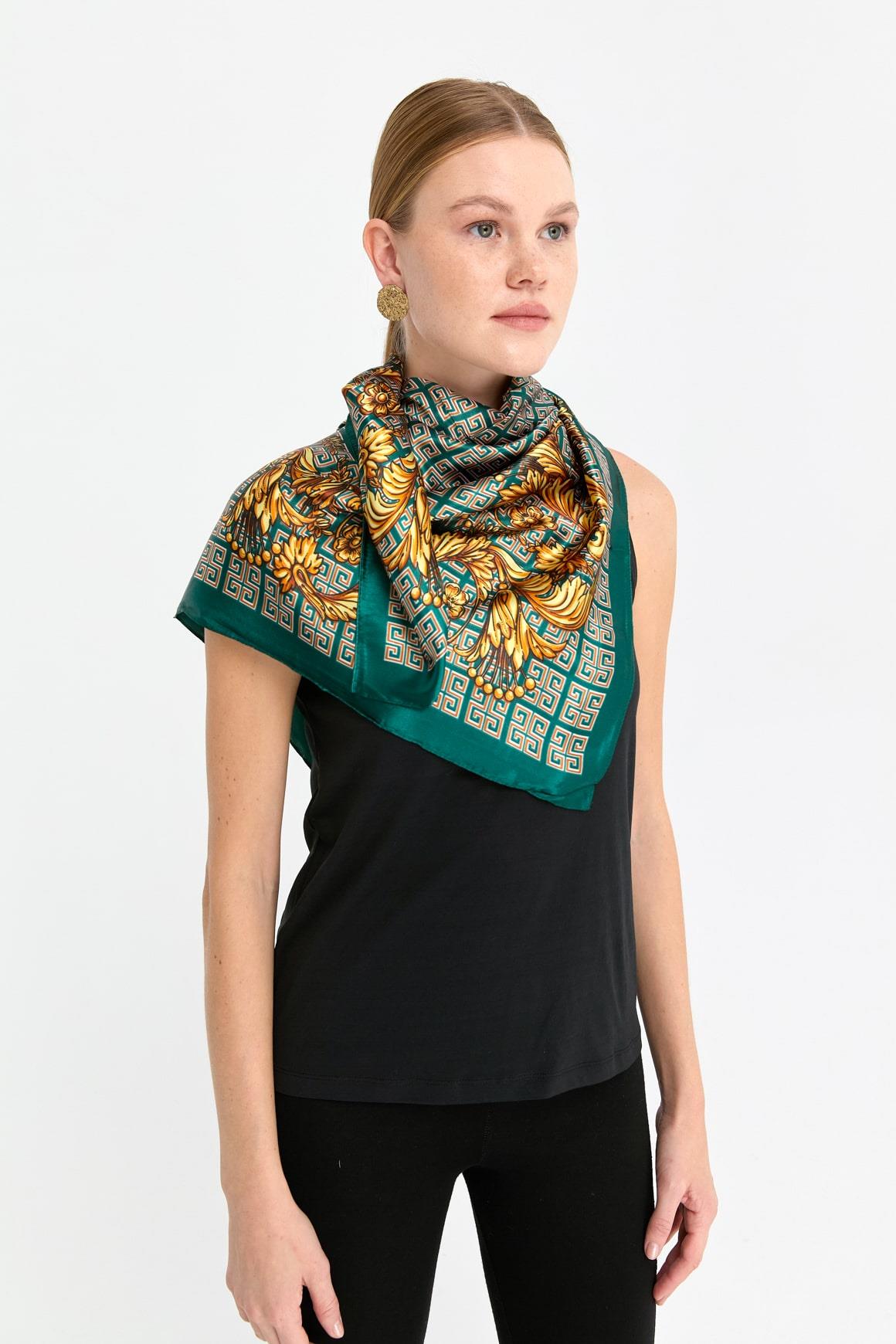 123Özel Tasarım İpek Eşarp 07