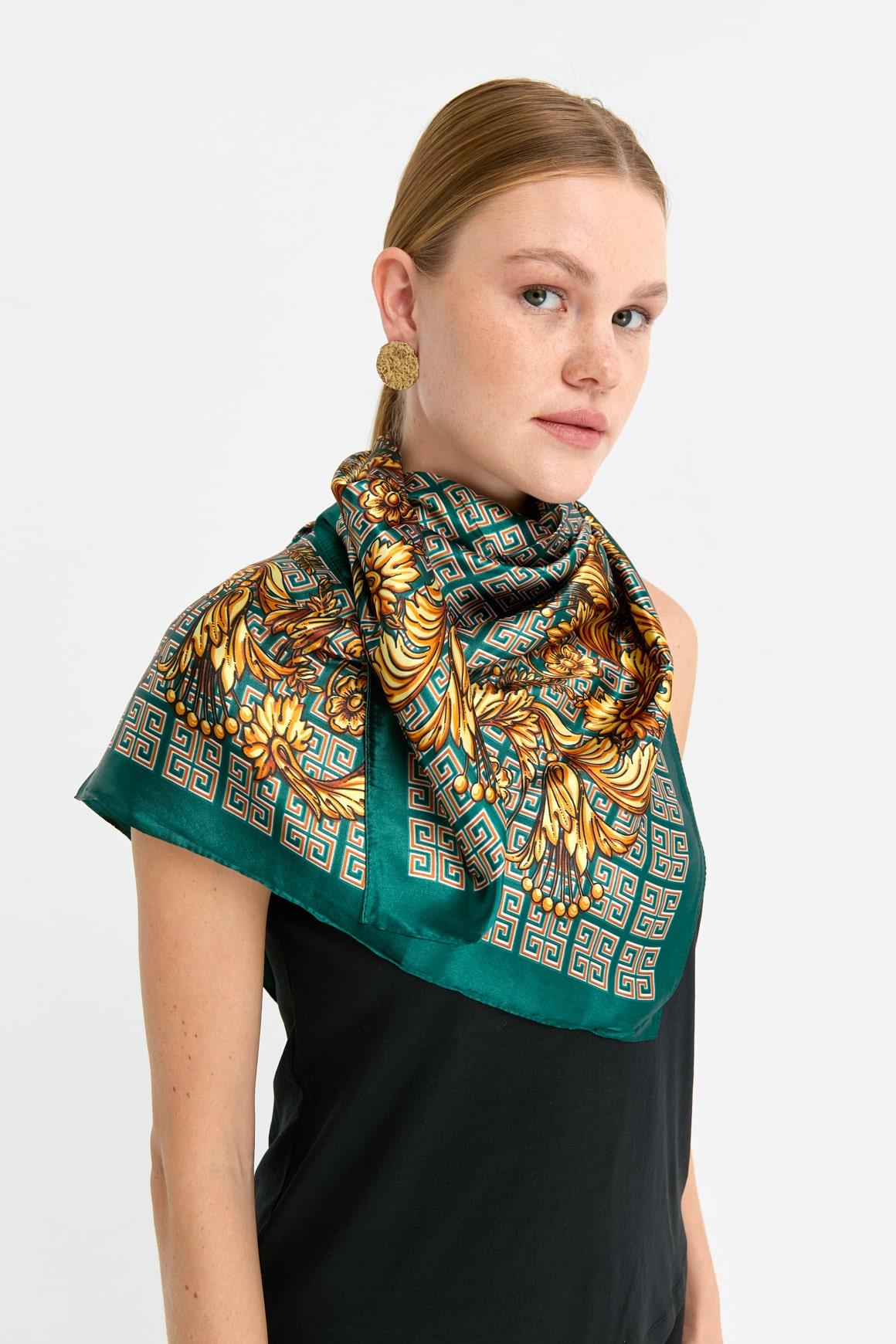 123Özel Tasarım İpek Eşarp 07