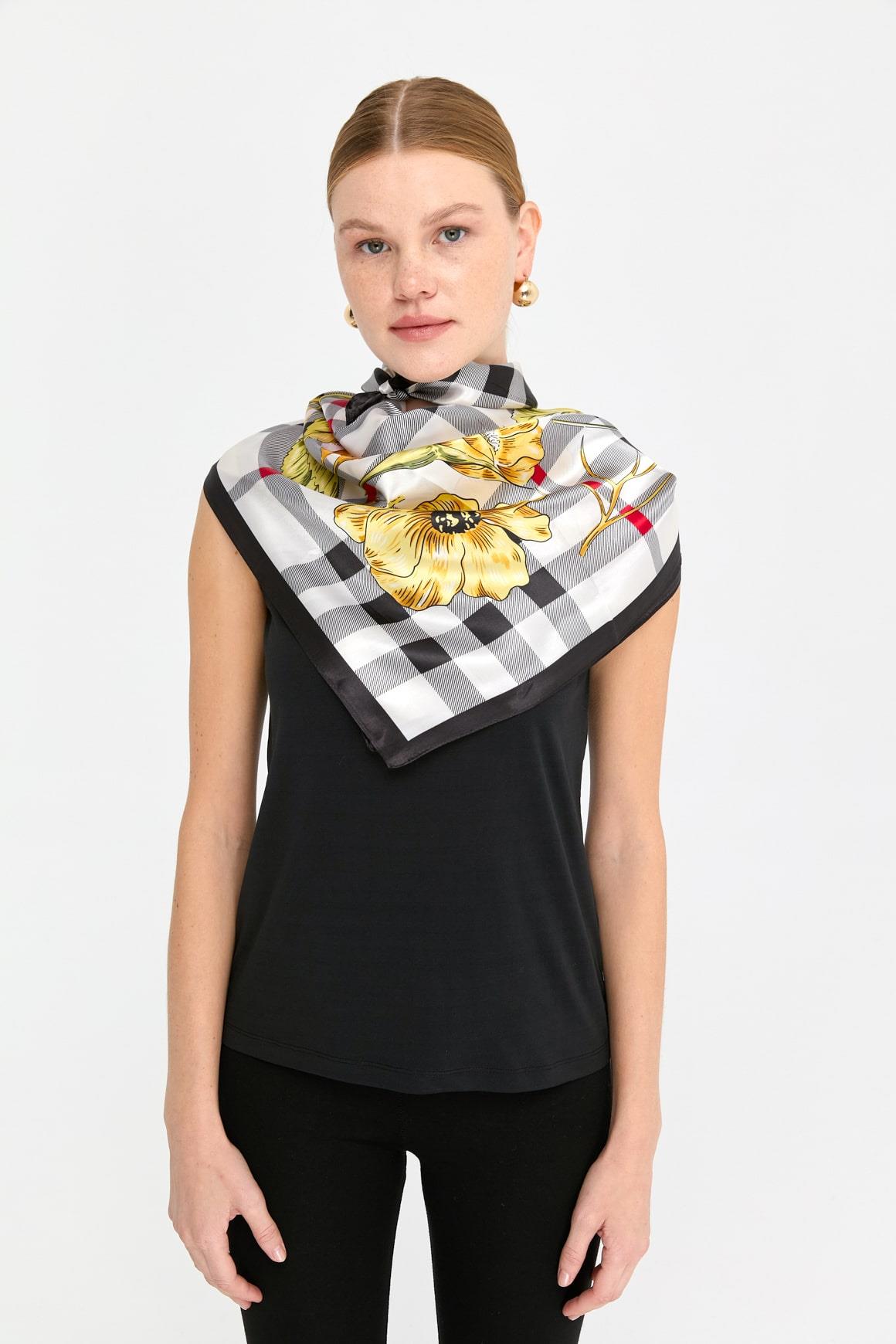 123Özel Tasarım İpek Eşarp 11