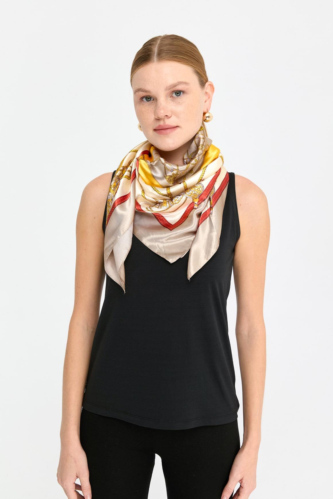 123Özel Tasarım İpek Eşarp 12