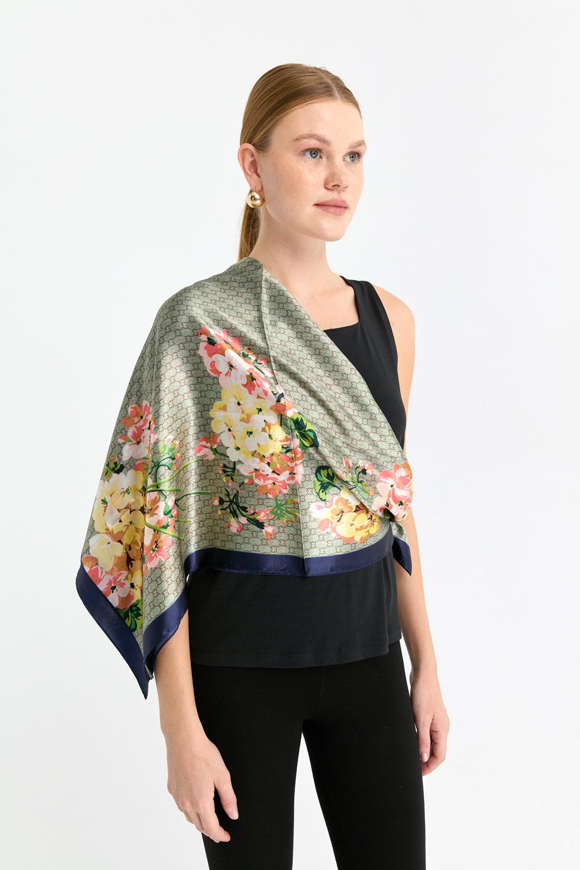 123Özel Tasarım İpek Eşarp 13