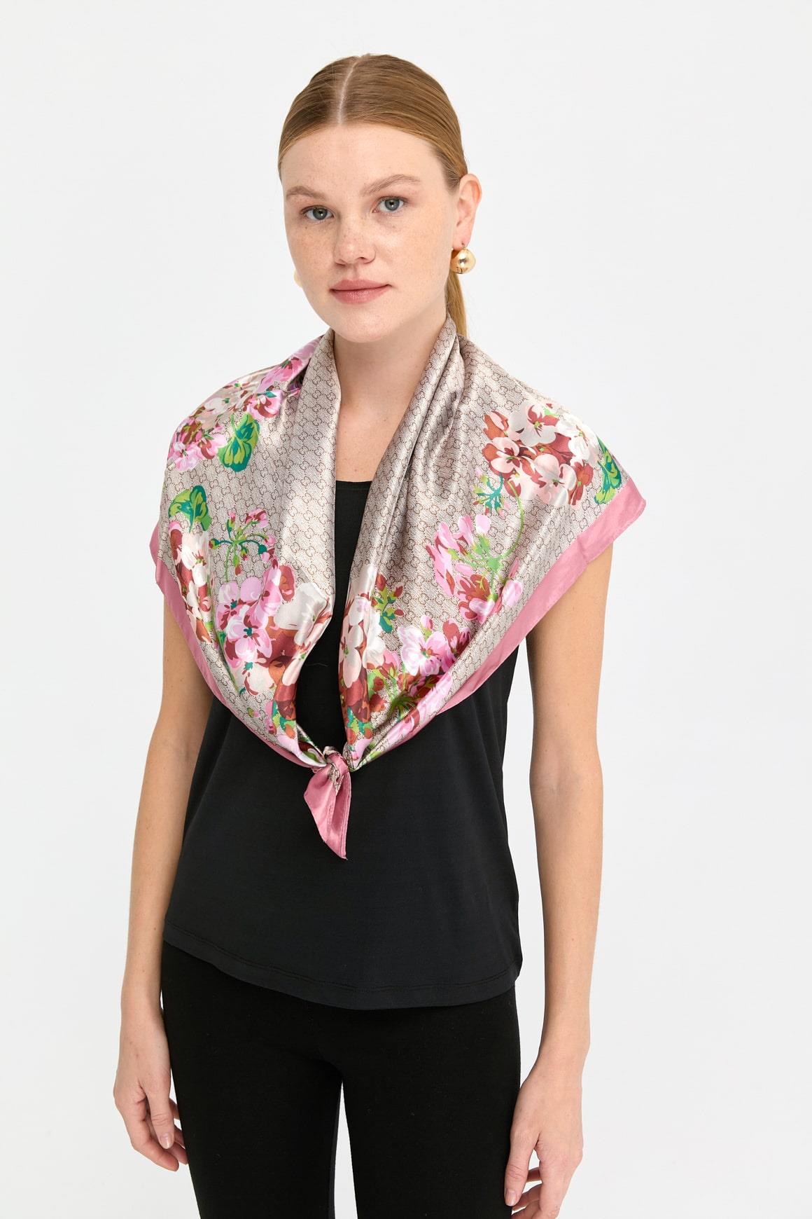 123Özel Tasarım İpek Eşarp 14