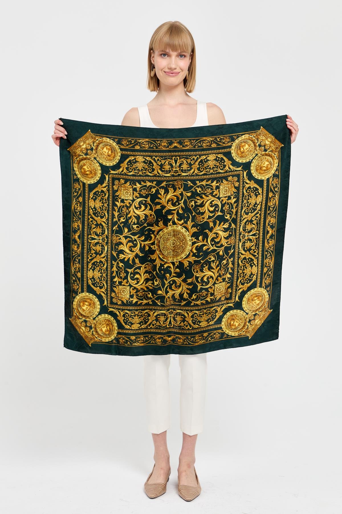 121Özel Tasarım İpek Eşarp 16