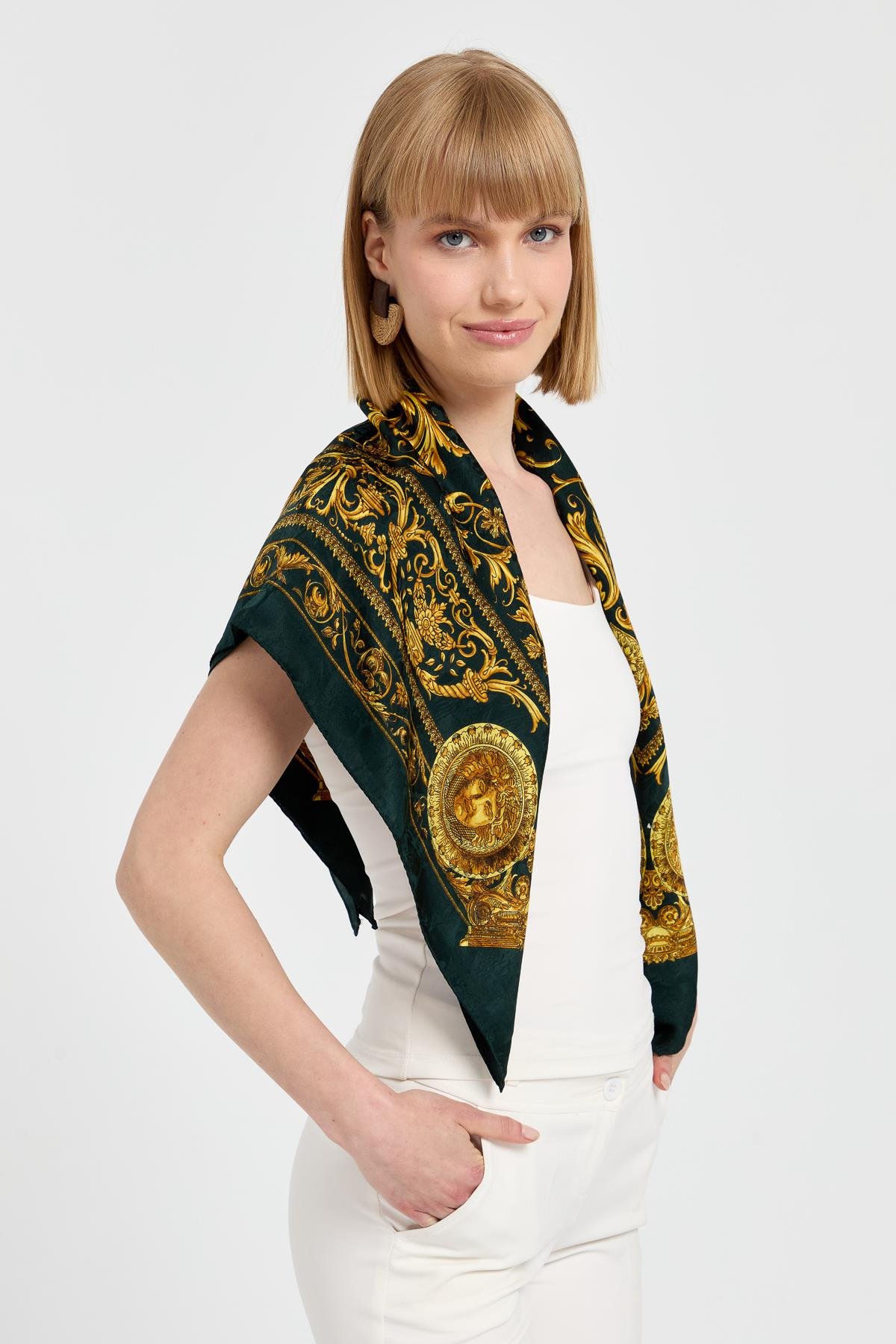 121Özel Tasarım İpek Eşarp 16