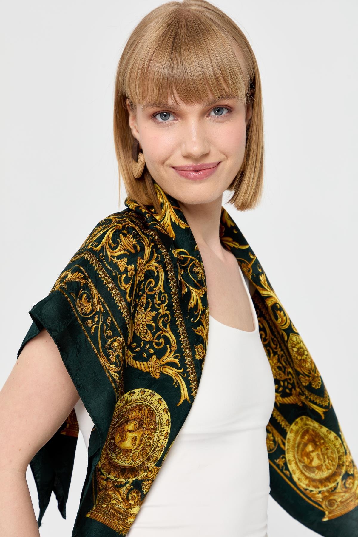 121Özel Tasarım İpek Eşarp 16