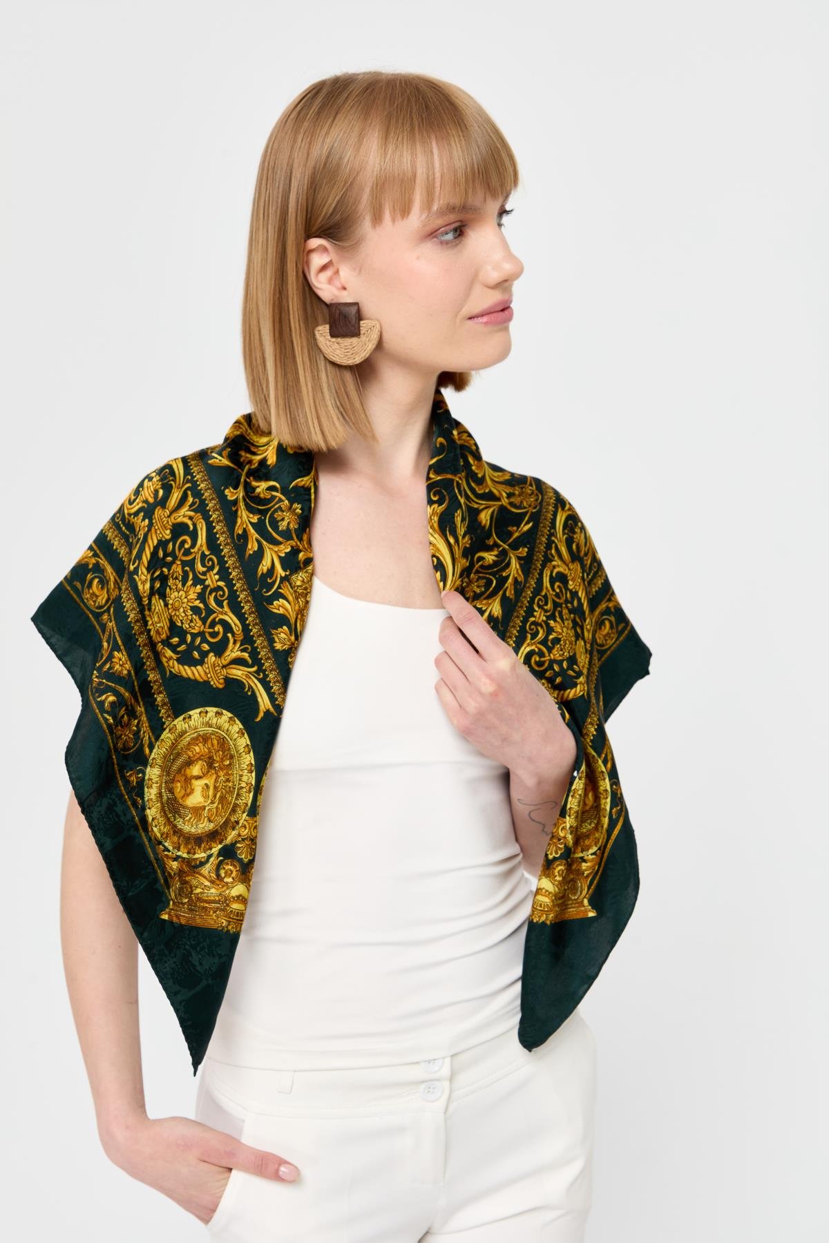 121Özel Tasarım İpek Eşarp 16