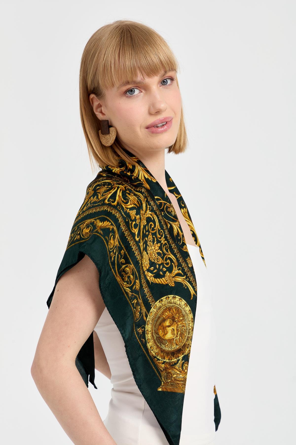 121Özel Tasarım İpek Eşarp 16