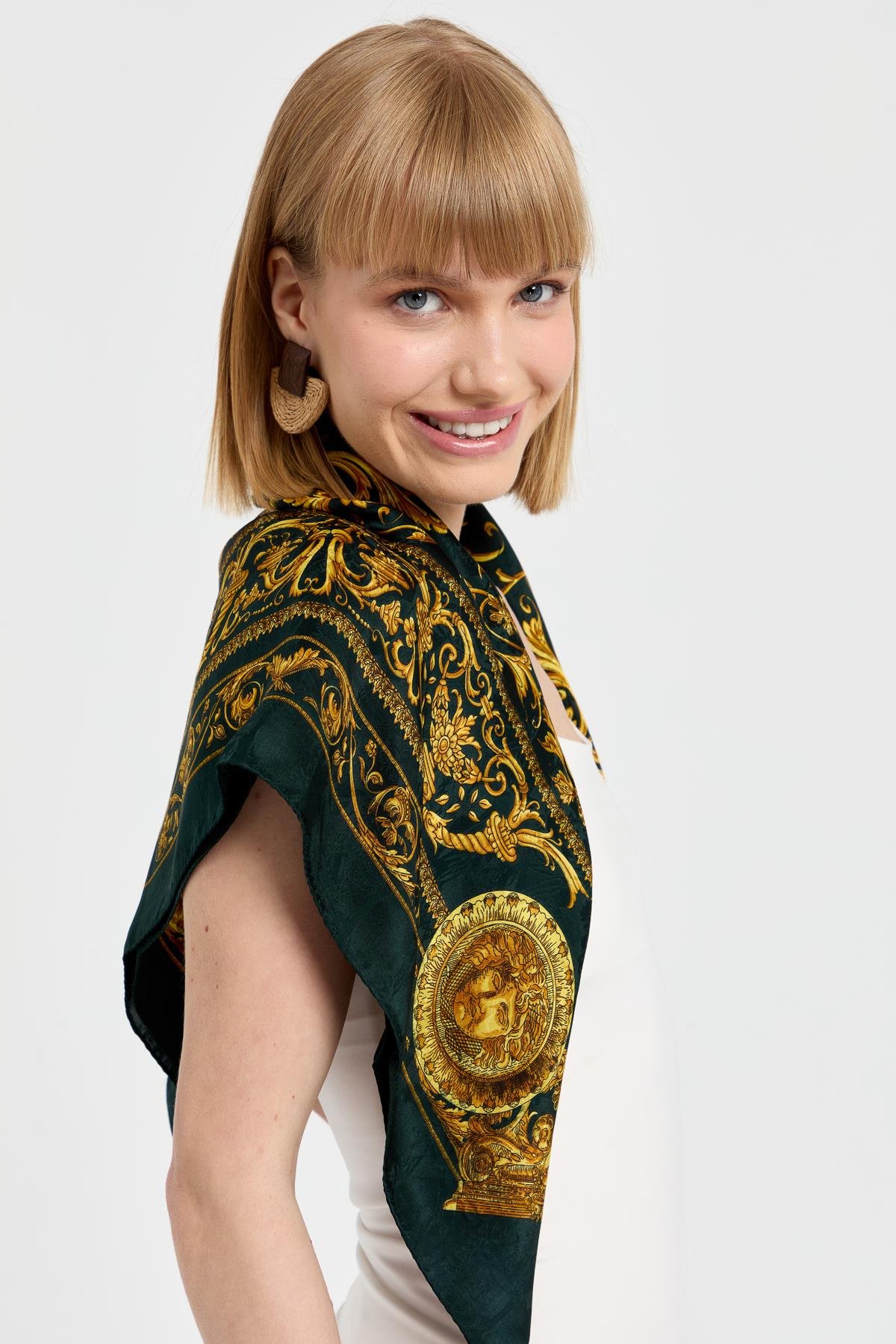 121Özel Tasarım İpek Eşarp 16