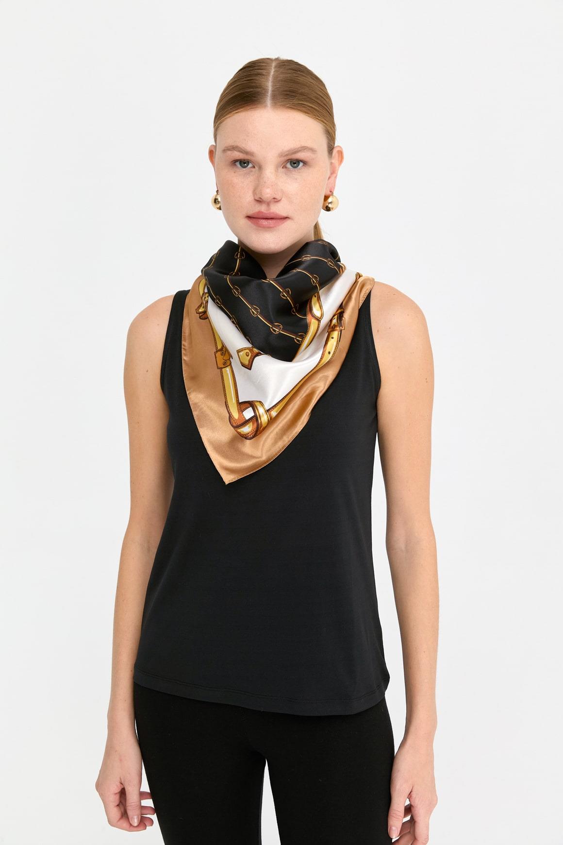 123Özel Tasarım İpek Eşarp 18