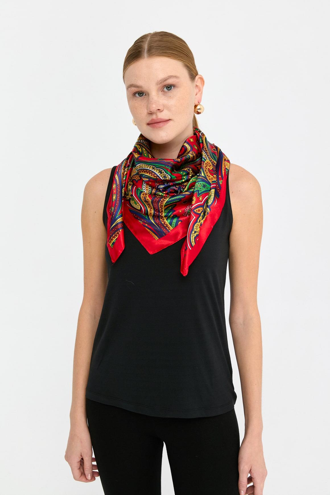 123Özel Tasarım İpek Eşarp 23