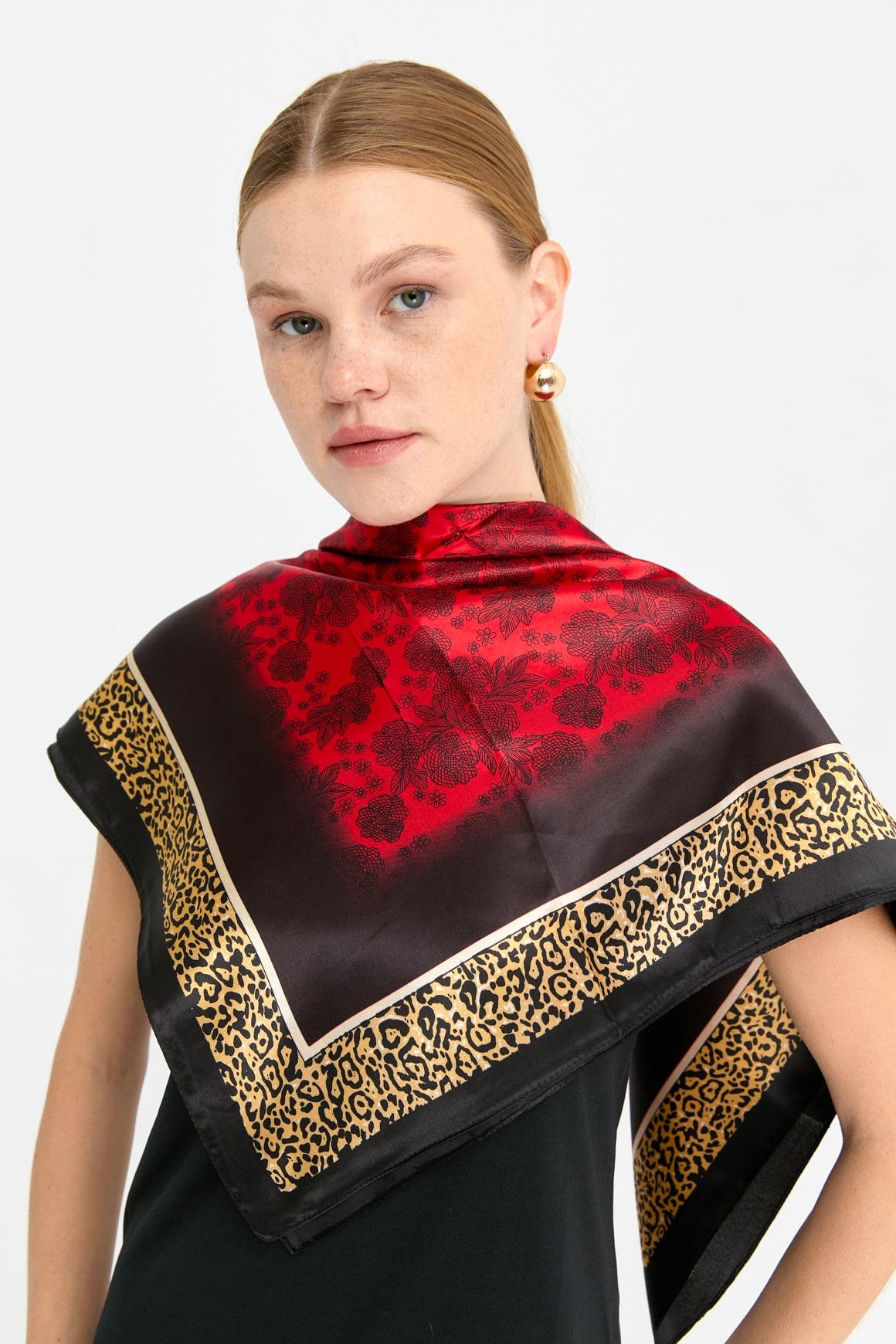 123Özel Tasarım İpek Eşarp 25