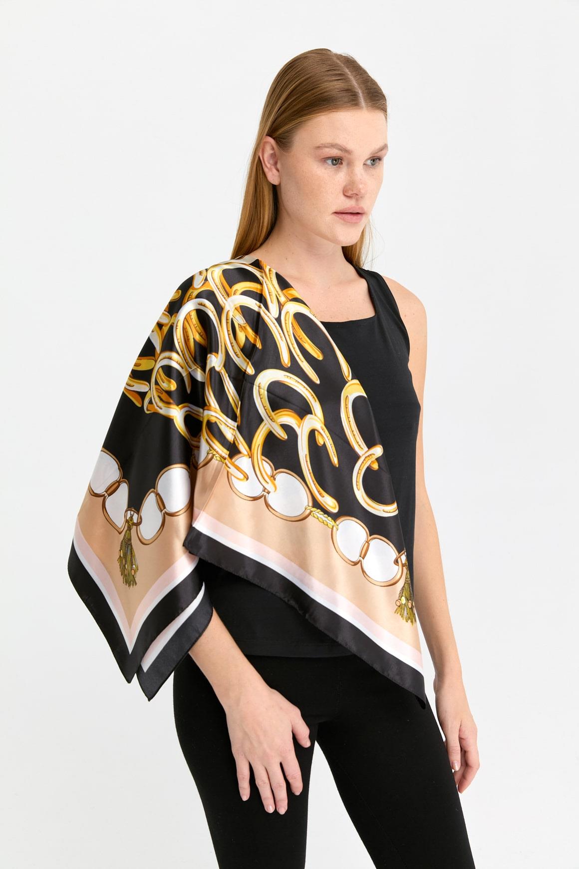 123Özel Tasarım İpek Eşarp 28