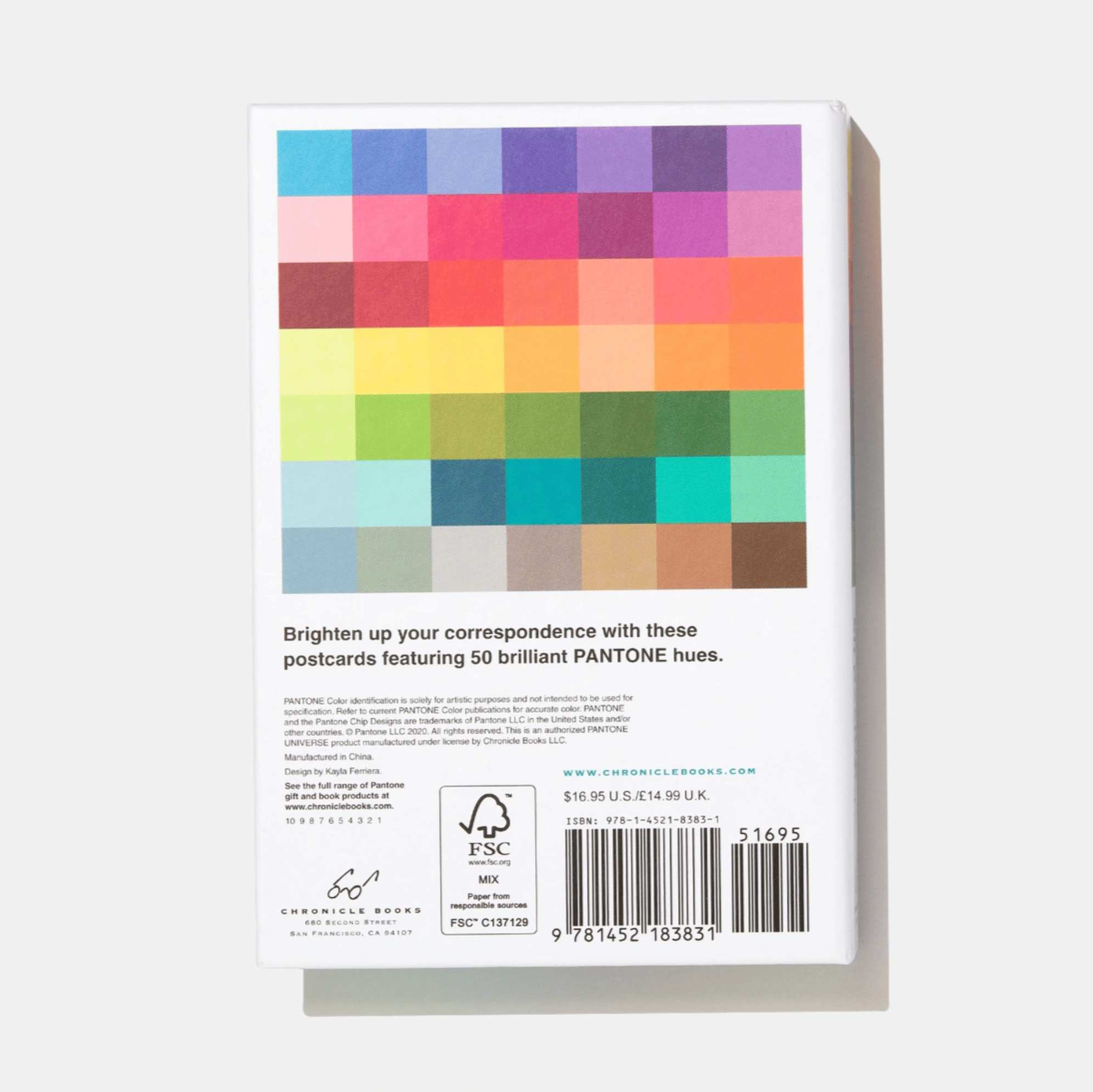 PANTONE 50 POSTCARDS