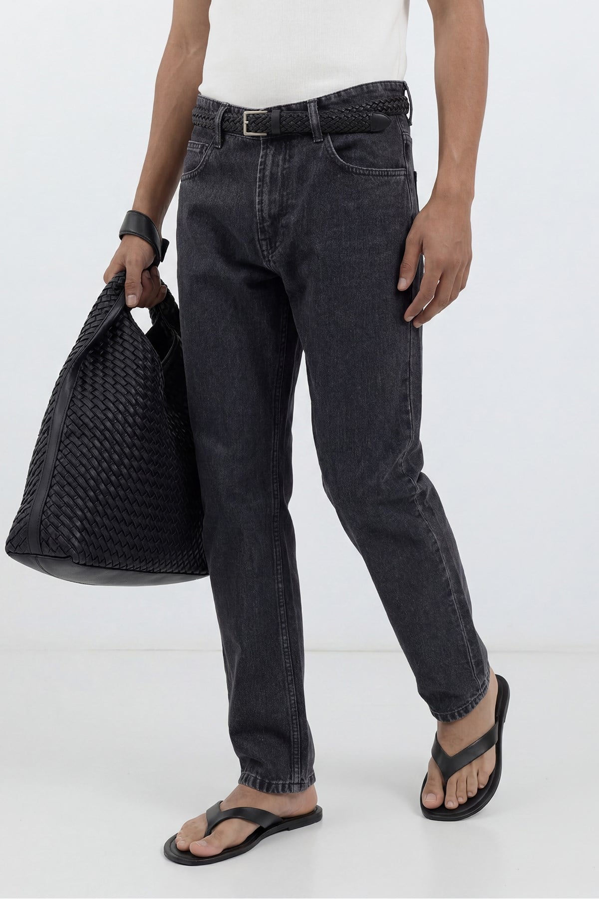 Antioch Antrasit Tapered Fit Erkek Jean