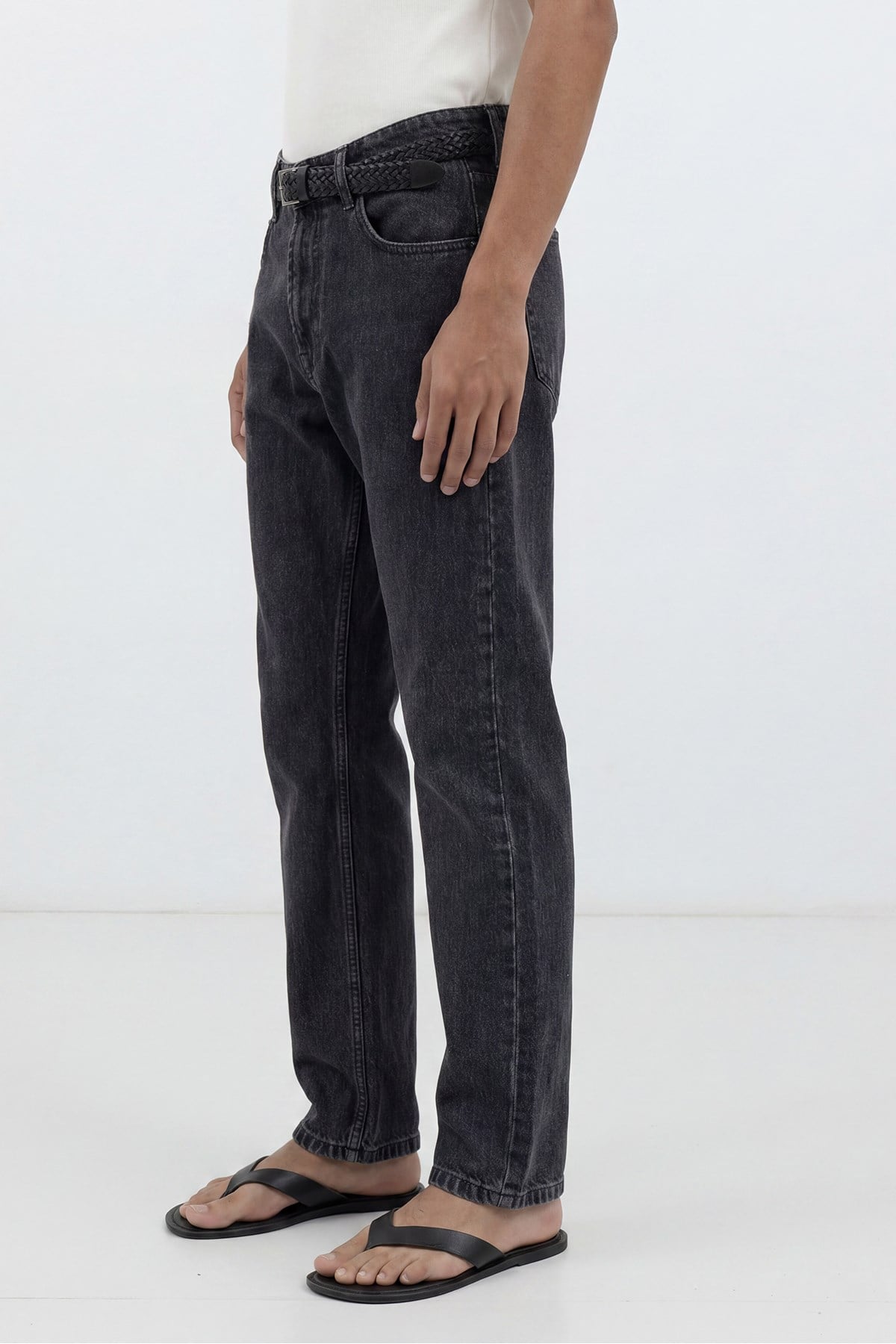 Antioch Antrasit Tapered Fit Erkek Jean