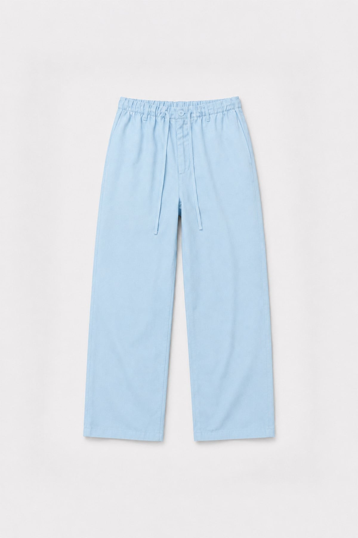 Antioch Bebe Mavi Keten Karışımlı Relaxed Erkek Pantolon