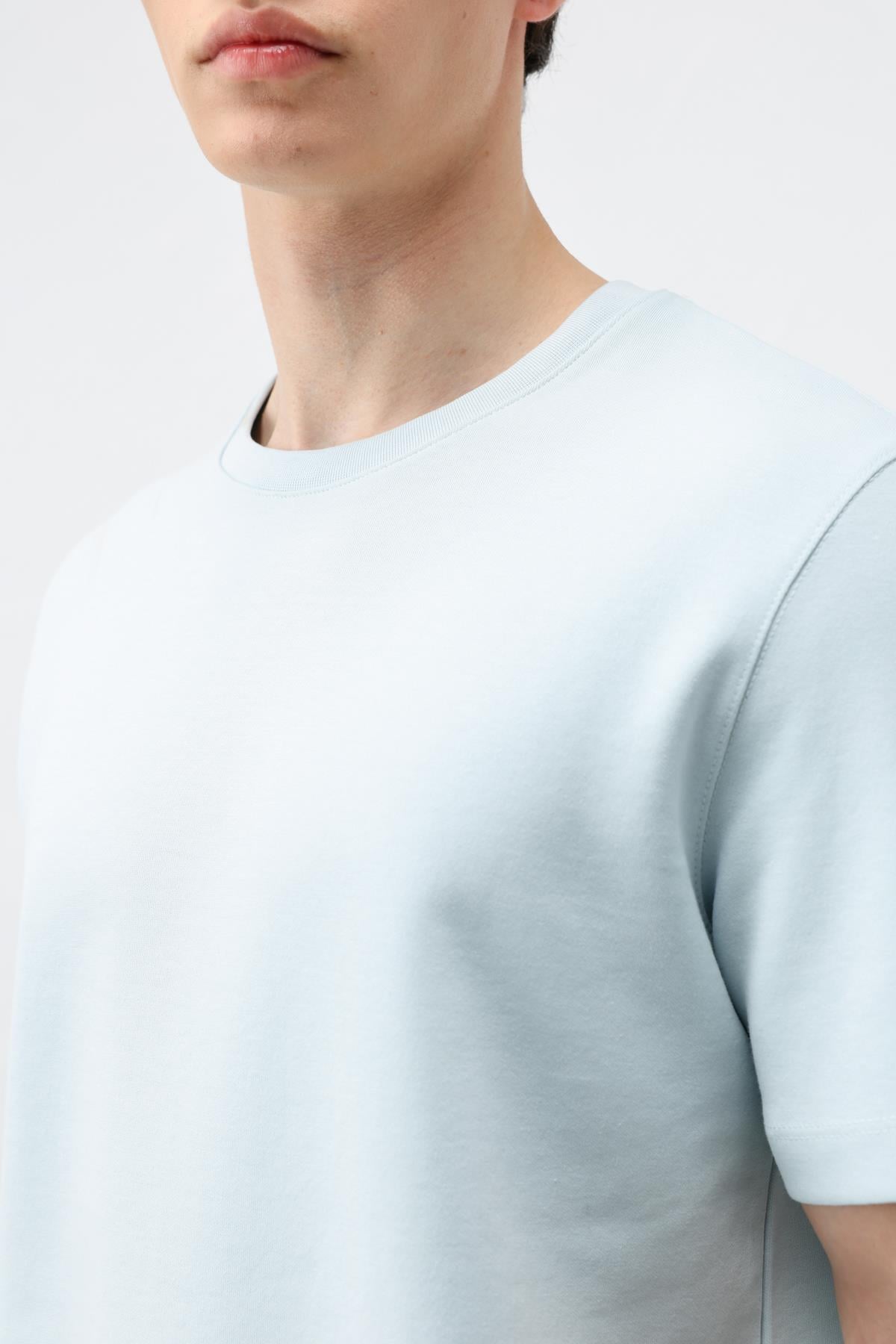 Antioch Bebe Mavi Regular Fit Basic Erkek T-Shirt