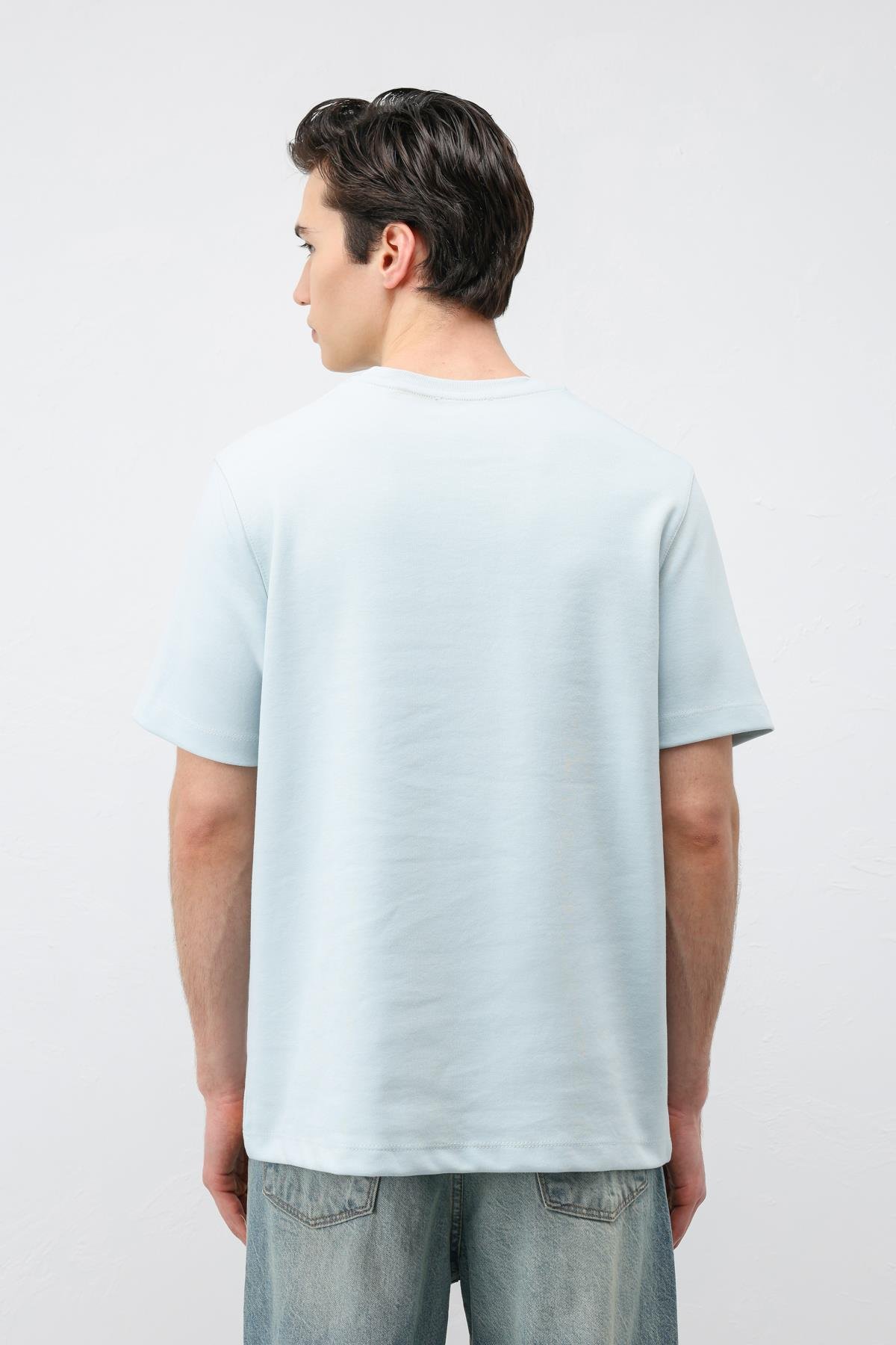 Antioch Bebe Mavi Regular Fit Basic Erkek T-Shirt