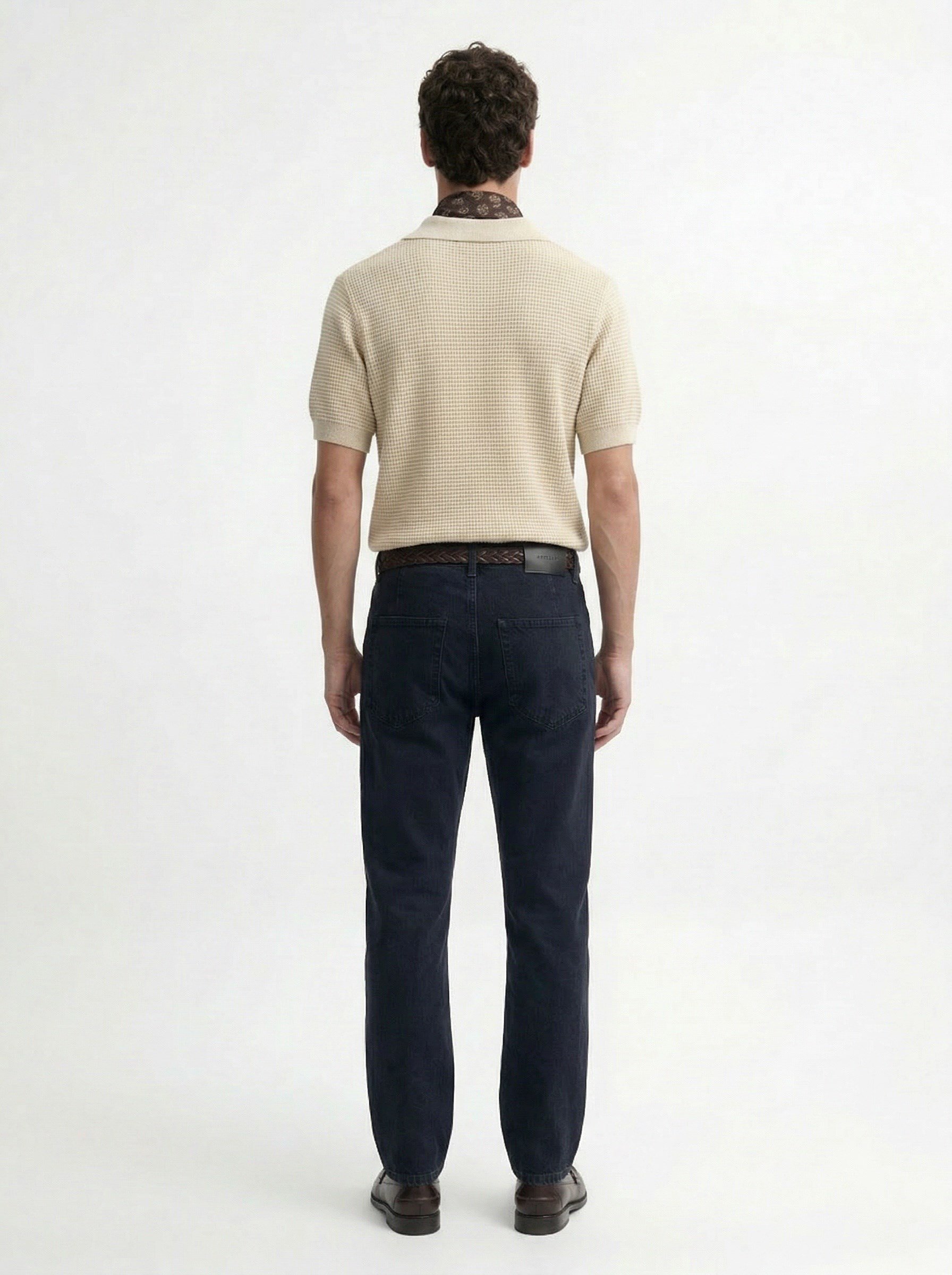 Antioch Bej Dokulu Polo Yaka Erkek T-Shirt