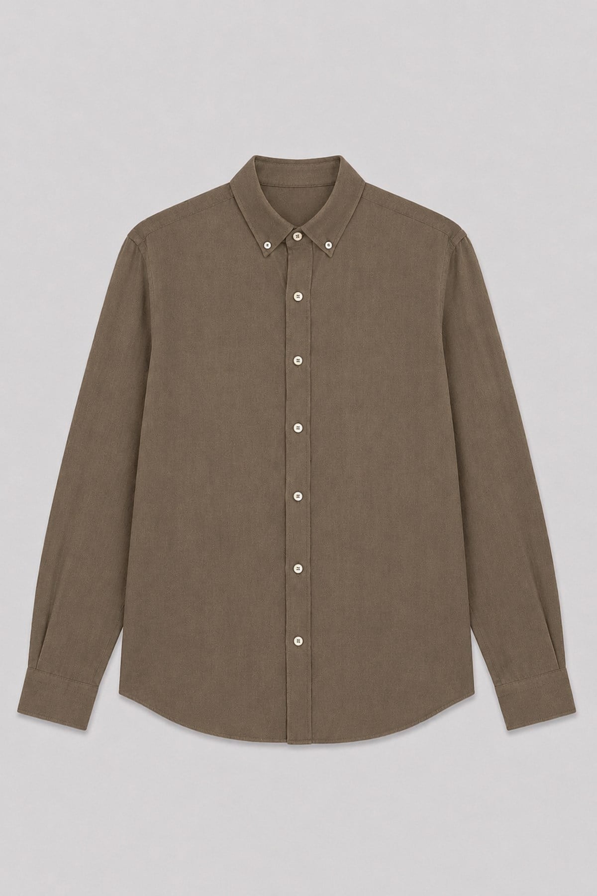 Relaxed Fit Men's Shirt with Linen Blend