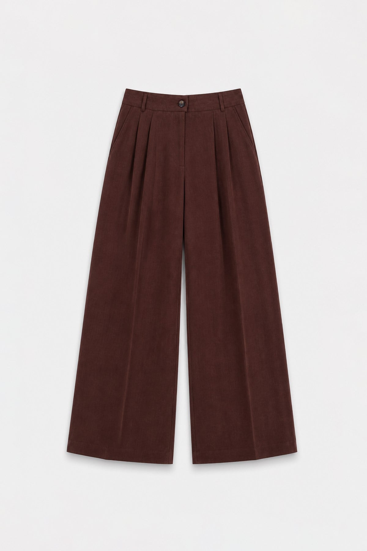Pleated Palazzo Women's Pants