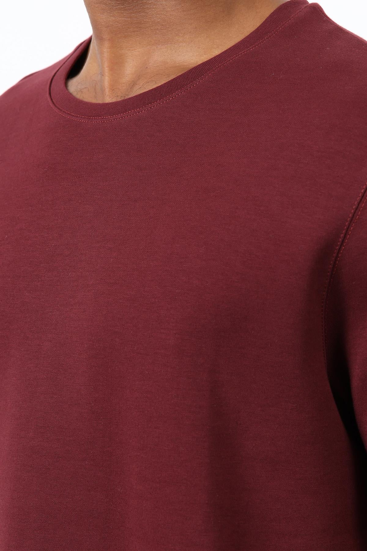 Antioch Bordo Regular Fit Basic Erkek T-Shirt