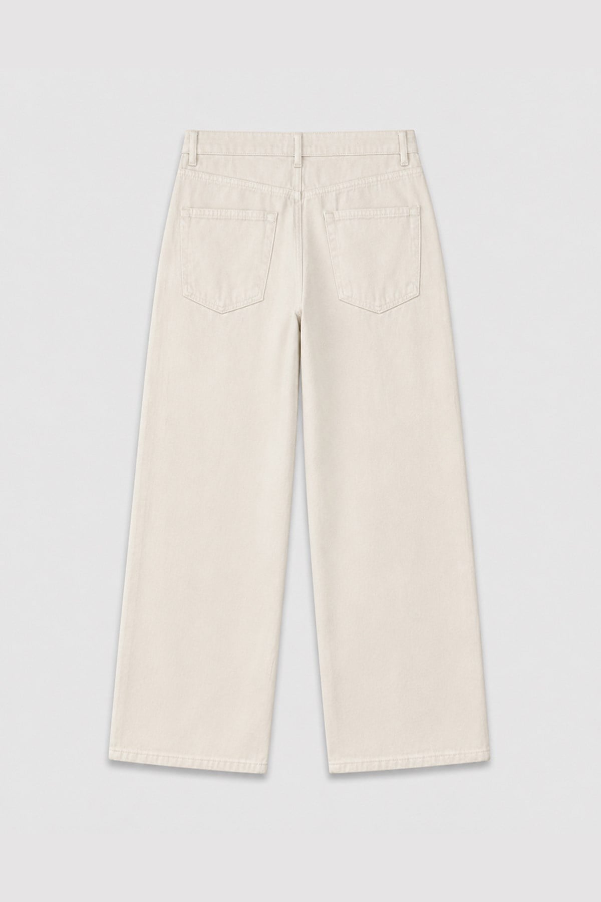 Antioch Ekru Basic Relax Fit Erkek Kot Pantolon