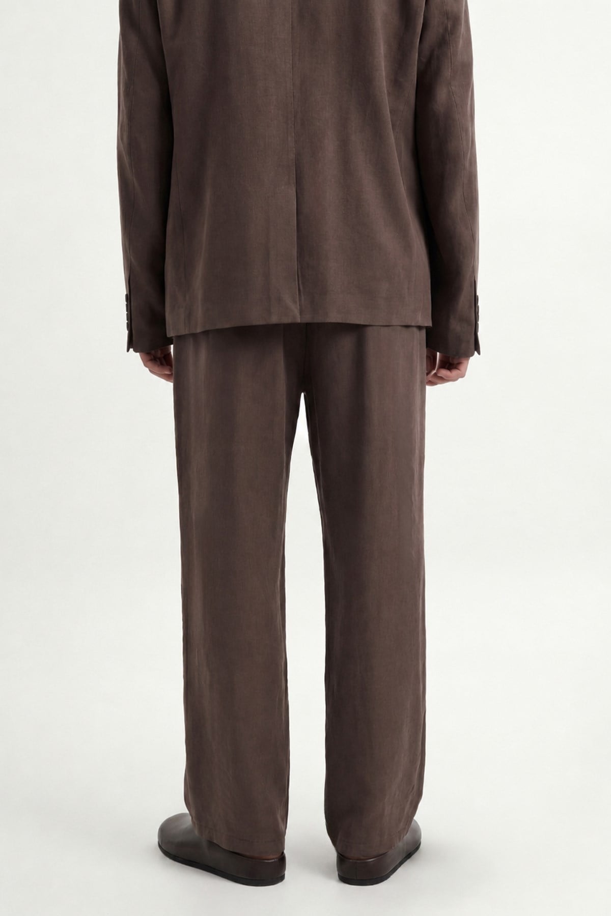 Antioch Kahve Modal Karışımlı Relaxed Pantolon