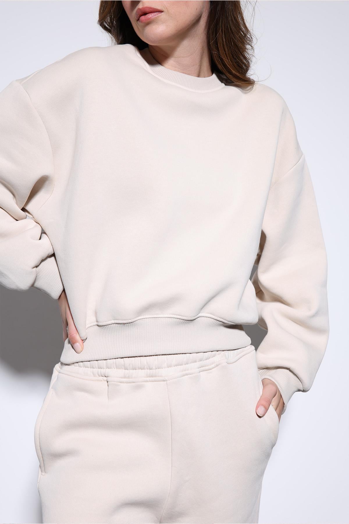 Antioch Taş Basic Kadın Sweatshirt