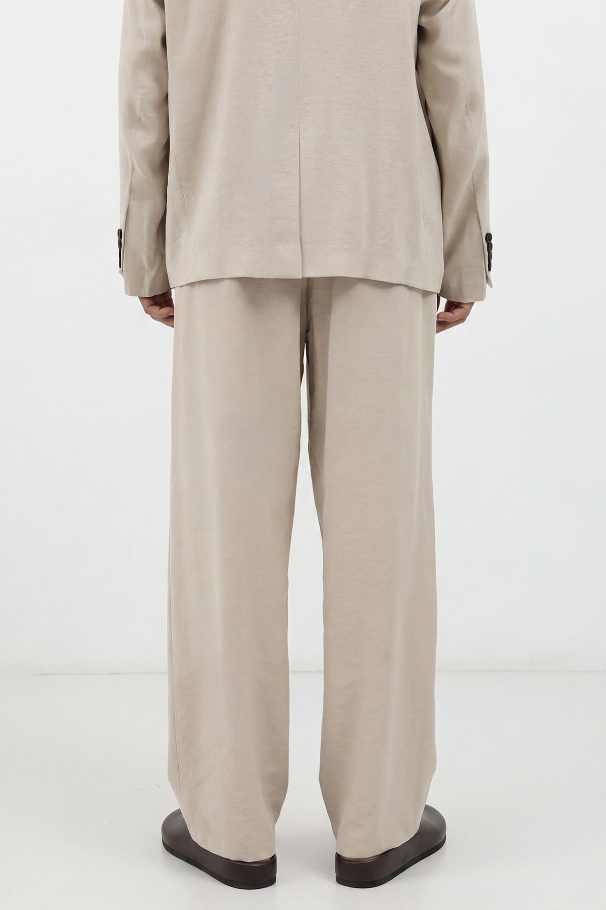 Antioch Taş Modal Karışımlı Relaxed Pantolon