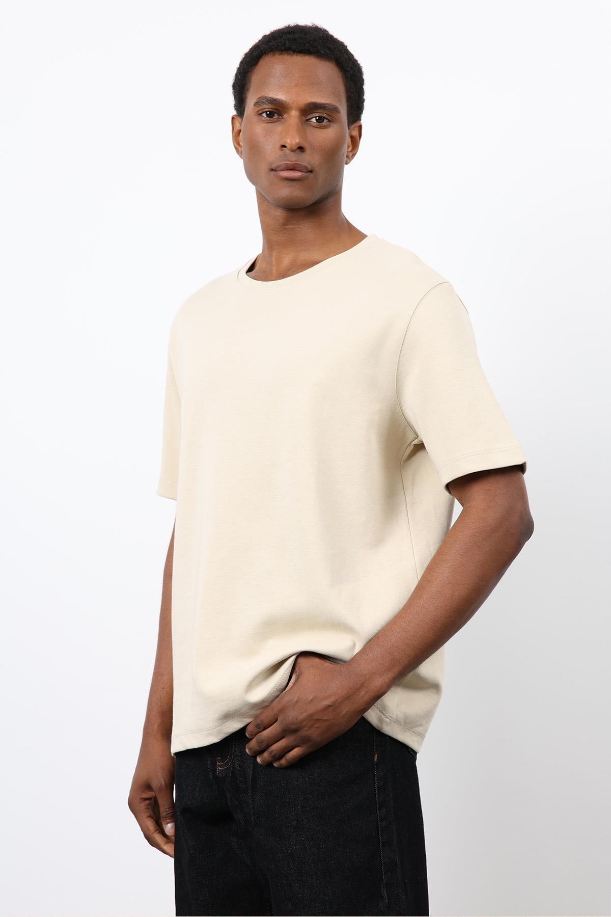 Antioch Taş Regular Fit Basic Erkek T-Shirt