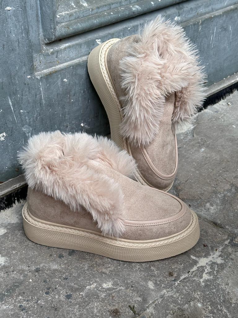 Angie Bot Bej - KADIN AYAKKABI