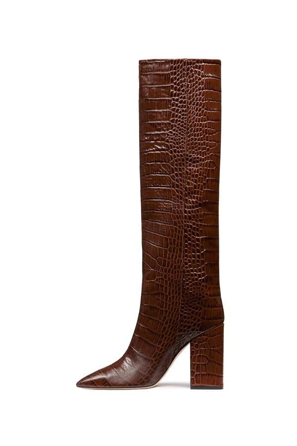 Anja Long Boot Brown - Topuklu Çizme