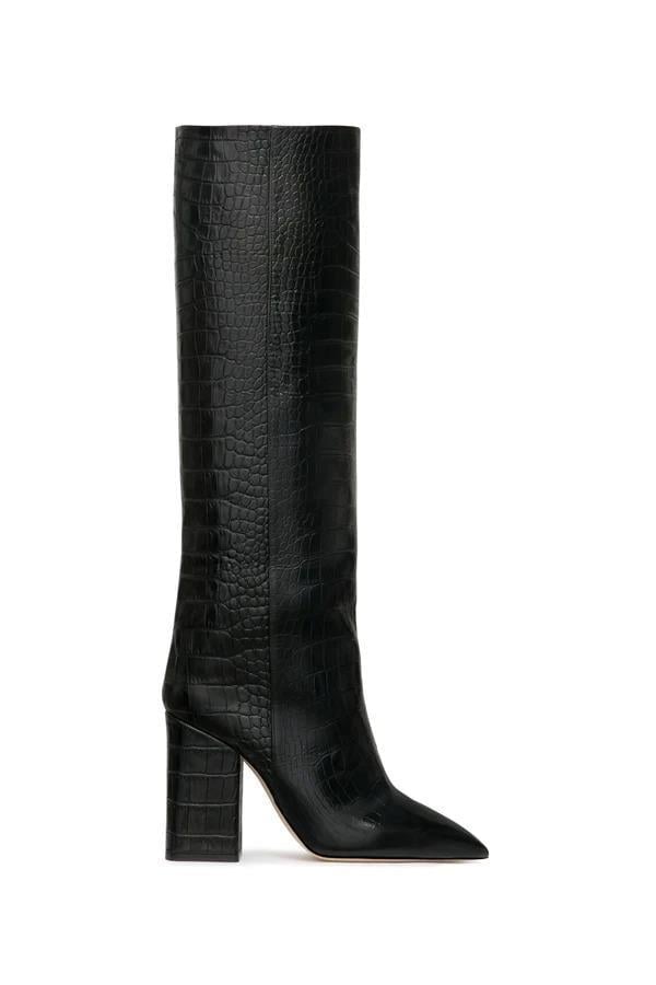 Anja Long Boot Black - Topuklu Çizme