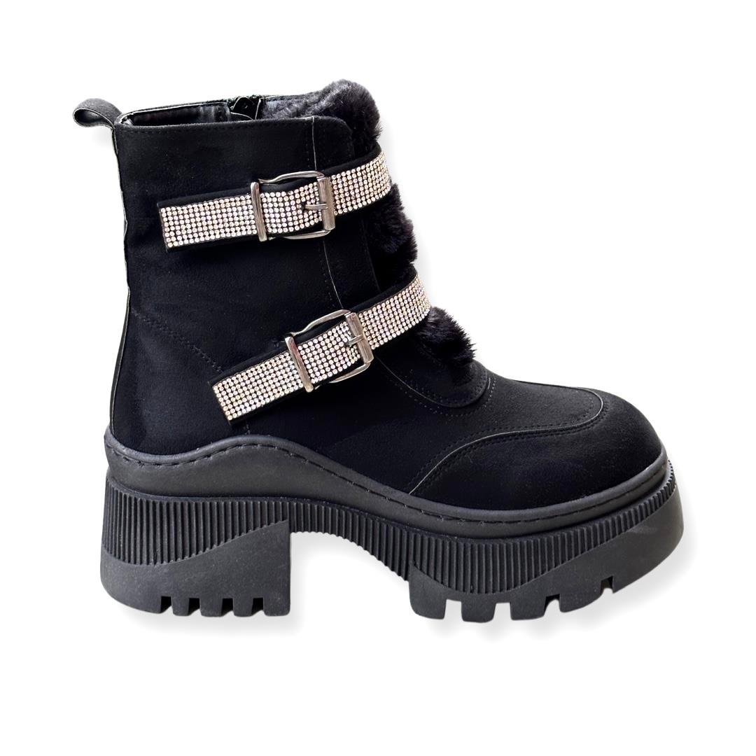 Aster Bot Siyah - WOMAN SHOES