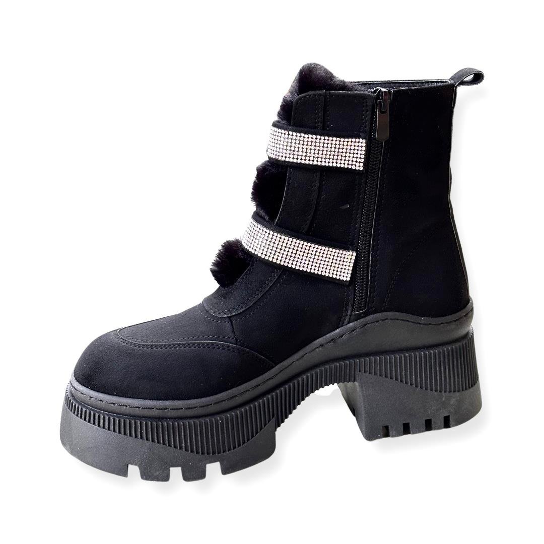 Aster Bot Siyah - WOMAN SHOES