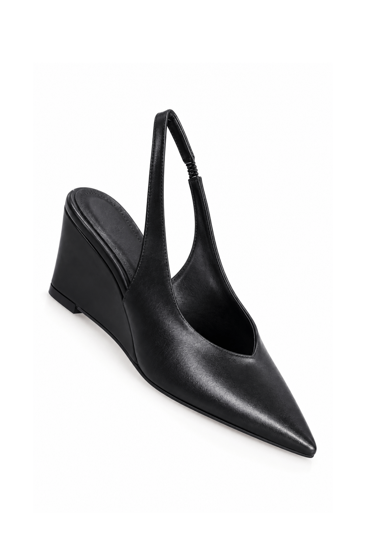 Athena Black Dolgu Topuk Stiletto - Stiletto