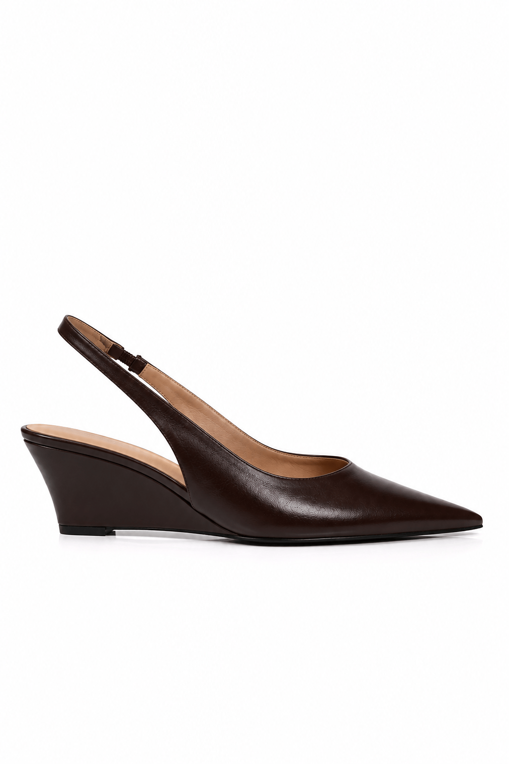 Athena Brown Dolgu Topuk Stiletto - Stiletto